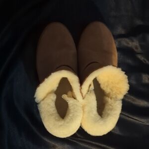 UGG Brown Shearling Slippers